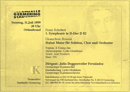 Plakat Rossini Stabat Mater